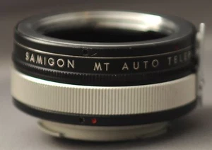 SAMIGON TELE CONVERTER TELEPLUS 2X MT Auto for MINOLTA MD MC FILM CAMERA JAPAN - Picture 1 of 2