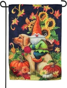 Erntezwerg 14S9365 immergrüne Wildleder Gartenfahne 12,5” x 18” - Bild 1 von 2