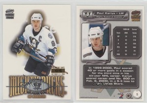 2000-01 Pacific Paramount Premiere Date /45 Paul Kariya #5 HOF
