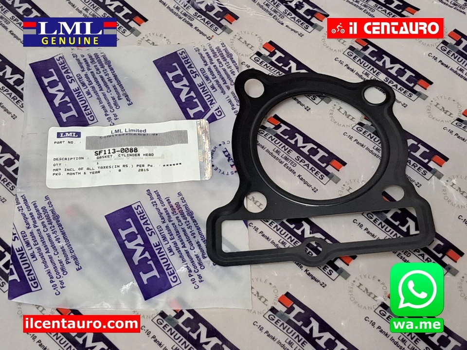 SF113-0088 GUARNIZIONE TESTA CILINDRO ORIGINALE LML STAR 125 AUTOMATICA - Image 1 of 1