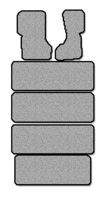 Alfombrillas para Ford Serie E Econoline/Club Wagon 1999-2014 Foto 1 de 2