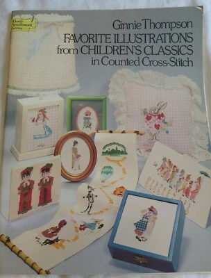 Cross Stitch Pattern Book FAVORITE ILLUSTRATIONS FROM CHILDREN'S CLASSICS Dover - Image 1 of 4
