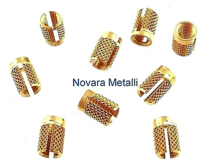 20 Inserti Filettati a pressione M4 ottone x plastica legno douilles filetées   - Imagen 1 de 1