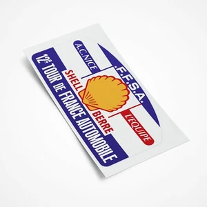 Tour de France 12th French Classic Rally 150mm Car Sticker - Picture 1 of 1