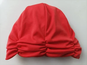Gorras de baño vintage para mujer naranja rojo - Imagen 1 de 6