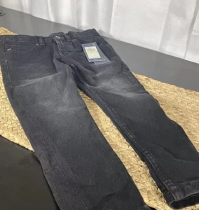 Tommy Hilfiger revolution jean toddler boys size 4 slim fit Black straight leg - Picture 1 of 9