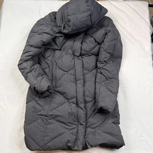 Giacca parka lunga con cappuccio The North Face scura Fray Puffer taglia small L050822 - Foto 1 di 8