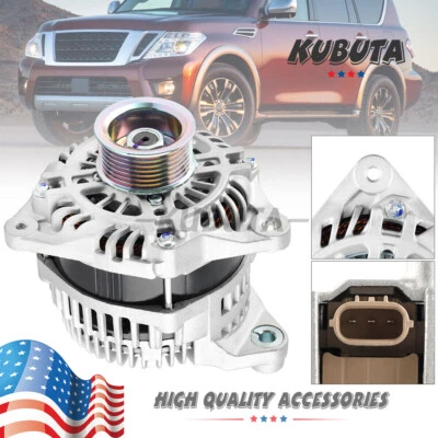 New 12V 150Amp Alternator for INFINITI QX56 QX80 NISSAN Armada 5.6L 2011-2018 Foto 1 de 4