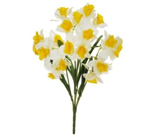 Narzissenstrauß 43 cm künstlich Dekoration Blumenkomposition - Bild 1 von 1