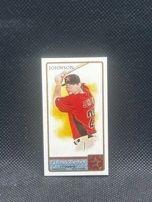 2011 Topps Allen and Ginter Baseball #328 CHRIS JOHNSON * MINI * SP SHORT PRINT - Image 1 of 2