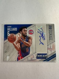 K130,584 - 2015-16 Panini Threads Rookie Signage #27 Darrun Hilliard Auto