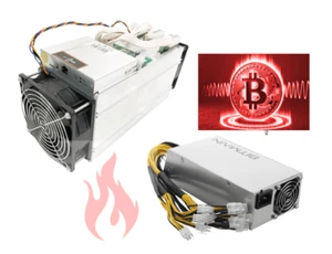 110v Residential Space Heater Bitmain Bitcoin Mining Miner Crypto ASIC Unit +PSU - Picture 1 of 6