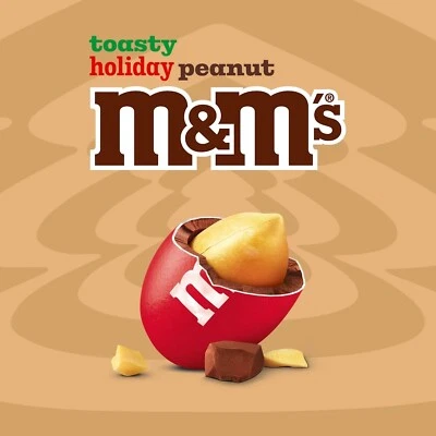 M&M's TOASTY HOLIDAY PEANUT MIX Candy, VALUE PRICE LIMITED TIME IN POUNDS BAG!! - Image 1 of 4