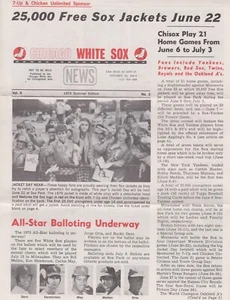 1975 Chicago White Sox News Summer Edition Vol. 9, No. 2 - Picture 1 of 4