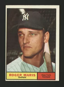 1961 TOPPS #2 ROGER MARIS (NEW YORK YANKEES) ~ ANGOLI VIVI ~ COLORE SPLENDIDO! - Foto 1 di 2