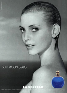 Lagerfeld Sonne Mond Sterne Nadja Auermann Parfum Vintage 1-seitig MAGAZINANZEIGE 1995 - Bild 1 von 1