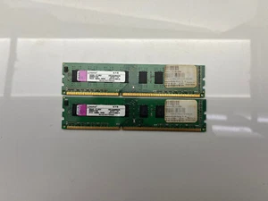 Kingston KVR 4GB (2GBx2) DDR3 1333 RAM Kit KVR1333D3N9K2/4G - Picture 1 of 2