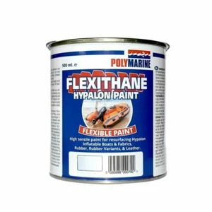 Polymarine Flexithane pintura hipalon 500 ml bote inflable costilla m68 p4 j110 - Imagen 1 de 5