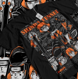 Naruto Itachi Uchiha T-shirt Pain Akatsuki Horror Anime Gift shirt All Size - Picture 1 of 5