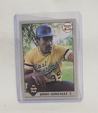 1991 Front Row Draft Picks Jimmy Gonzalez #32 Baseball Card - Used - Collectible