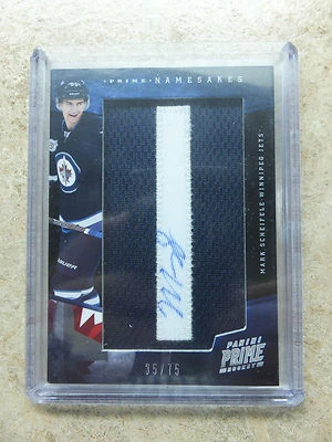 11-12 Panini Prime Namesakes Rare Letter "I" #49 MARK SCHEIFELE Rookie RC /75 - Image 1 of 2