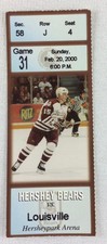 AHL 2000 02/20 Louisville Panthers at Hershey Bears Hockey Season Ticket Stub