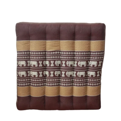 Almohadillas para sillas alfombrilla de oración meditación cojín de asiento de piso almohada tailandesa Kapok Foto 1 de 4