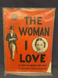 1936 The Woman I Love Duchess Wallis Windsor King Edward VIII Magazine RARE - Picture 1 of 13