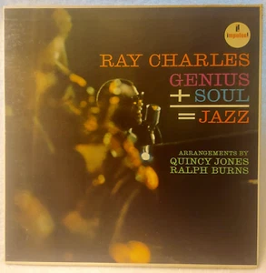 Ray Charles/Genius + Soul = Jazz(Vinyl LP)Vinyl, LP,Album,Reissue🔥Free Ship/VG+ - Picture 1 of 7