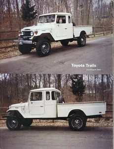 Toyota Trails Magazine TLCA July/Aug 2001 FJ45 pickup extended - Picture 1 of 2