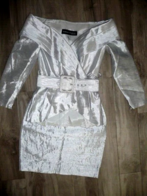 BB Collections Barbara Barbara-Vintage Falda Escultural Traje Talla 2 Foto 1 de 4