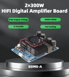BDM8-A TPA3255 2x300W HIFI Digitaler Leistungsverstärker Class D Platine Hochlei - Bild 1 von 16