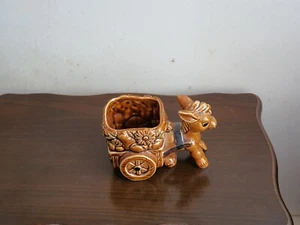 Pflanzgefäß Esel Vintage braun - Bild 1 von 4