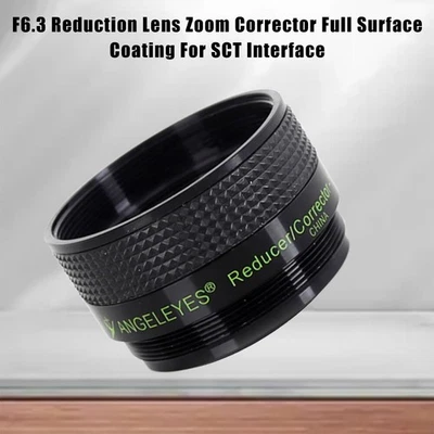 F6.3 Lente di Riduzione Correttore Zoom Rivestimento Superficie Completa per Interfaccia SCT - Immagine 1 di 4
