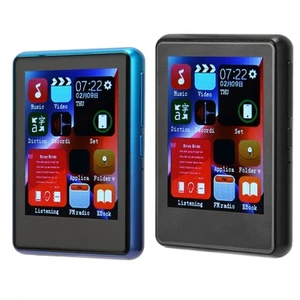 MP3 Player BT 5.0 HD Full Touch Screen Support Recording Music Player With FM FY - Afbeelding 1 van 47