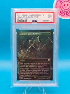 PSA 9 - 2023 MAGIC THE GATHERING LTC, 493 LEGOLAS'S QUICK REFLEXES SCENE-FOIL - Bild 1 von 2