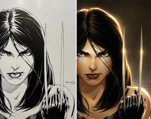 (2 Pack) Wolverine #25 SDCC 2022 Exclusive Sketch & Virgin Variant Set, X-23 - Picture 1 of 15