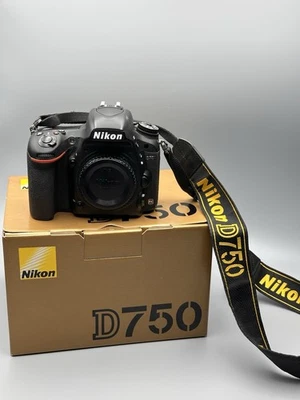 Nikon D750 24.3MP Digital SLR Camera Body Only - Black. Shutter count: 13350 - Image 1 of 4