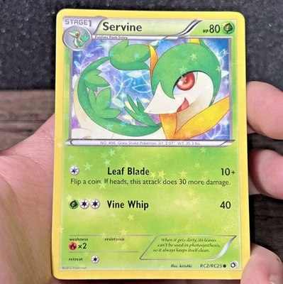 Servine RC2/RC25 Legendary Treasures Radiant Collection Pokemon Card - Image 1 of 4