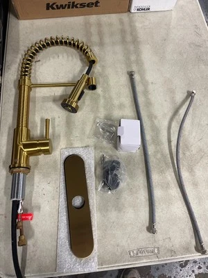 Grifo VIGO VG02001MG Edison 19"" H oro cepillado mate (lt. scrtch. Ver foto) Foto 1 de 4