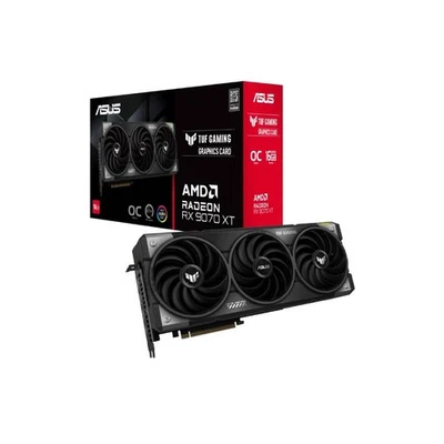 ASUS TUF-RX9070XT-O16G-GAMING OC 16GB GDDR6 20 Gbps 256-bit HDMI Graphics Card - Image 1 of 4