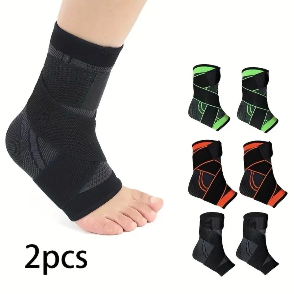 Fußbandage A-Sport Sprunggelenkbandage Sport Fitness Training Knöchelbandage - Bild 1 von 1