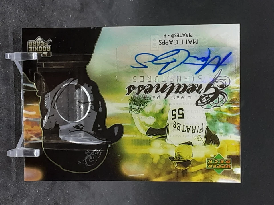 MATT CAPPS 2006 UD FUTURE STARS AUTO ROOKIE PIRATES QQ - Image 1 of 2