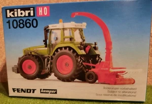 Kibri H0 B- 10860 Fendt Vario 926 Traktor m. Grünfutterernter OVP - Bild 1 von 1