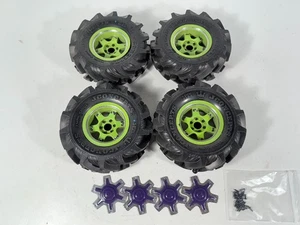 4x Jconcepts Fling Kings 3155 Skinny Monster Truck Tires w/ Wheels King Sling - Picture 1 of 14