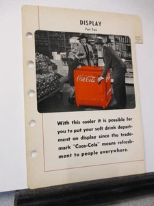COCA COLA 1940 store salesman sample soda bottle vending machine cooler ICE #3 - Picture 1 of 1