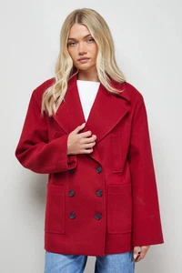 Oasis Red Coat Womens Daywear Jackets & Coats - Picture 1 of 5