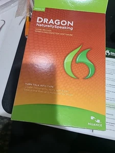 Nuance Dragon Naturally Speaking 12 Home Edition Speech Recognition Software - Picture 1 of 16