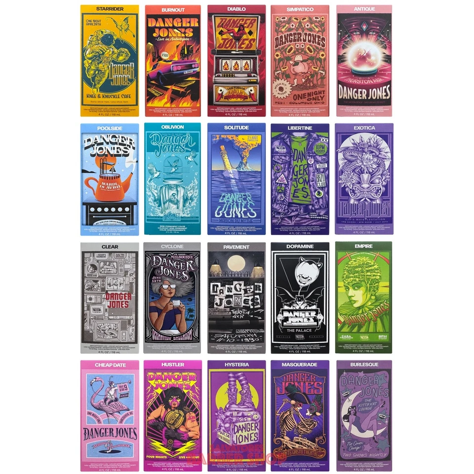 Danger Jones Hustler Semi-Permanent Hair Dye-Vegan & Cruelty-Free Hair Dye 118ml - Image 1 of 1