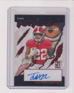 2024 PRO SET PURE INSTINCTS AUTOGRAPH JUSTICE HAYNES 1/4 - ALABAMA CRIMSON TIDE - Bild 1 von 1